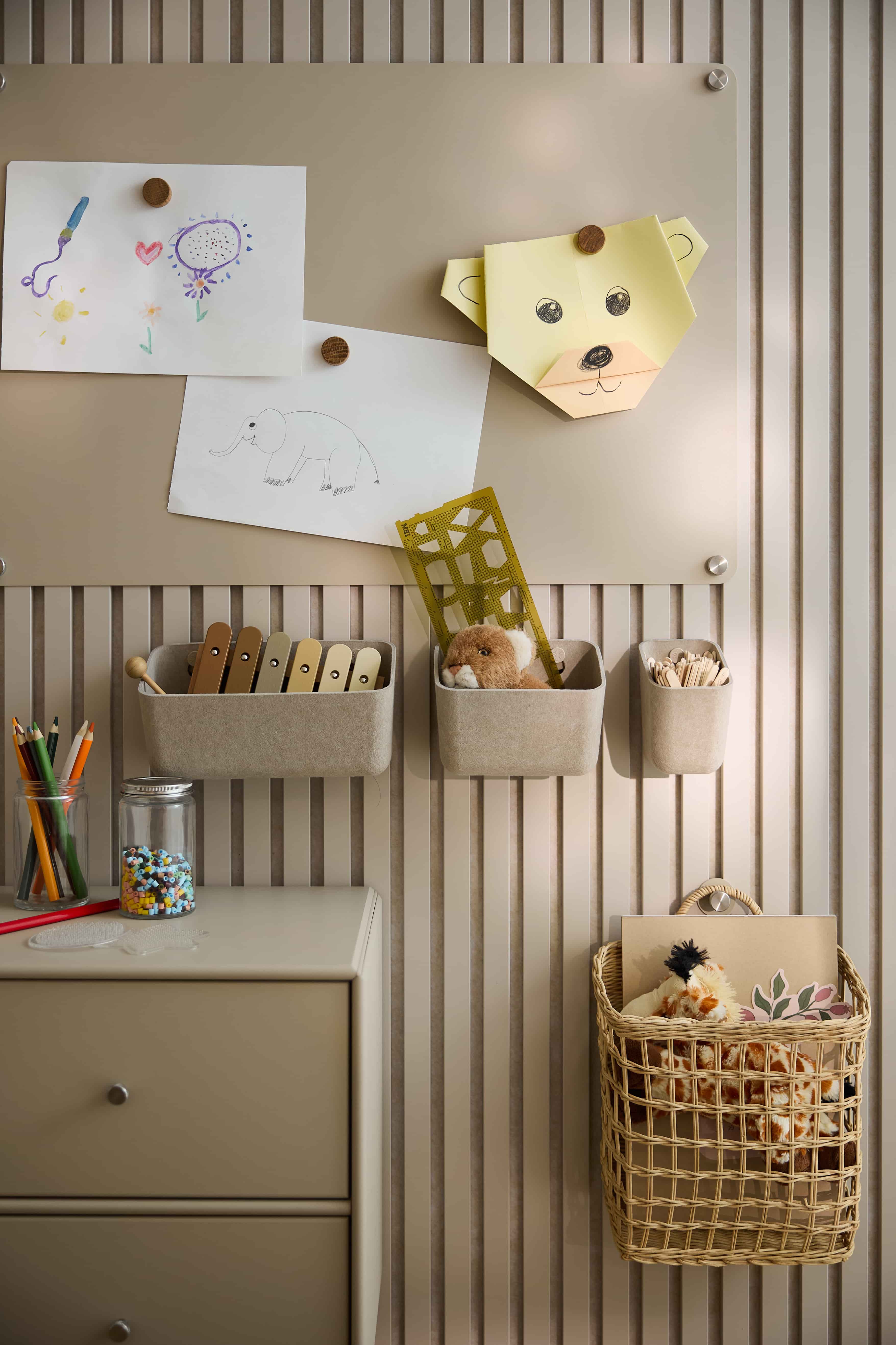 Luva | Filtbokser / Beige